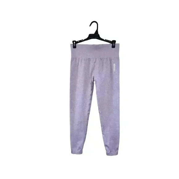 GymShark Women's Seamless Leggings Purple Size XL Compression Yoga Athletic - Picture 1 of 7